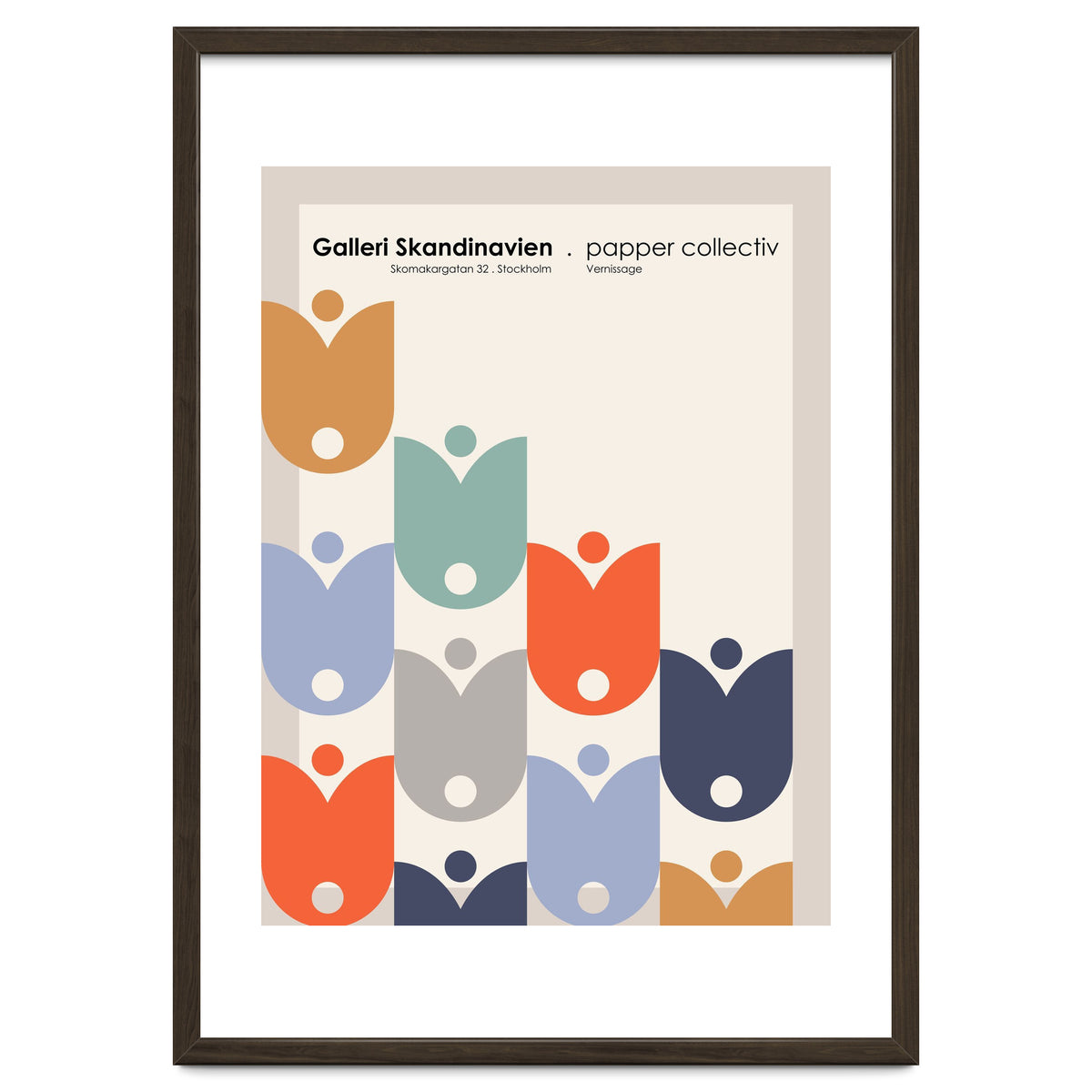 Stockholm Galleri Skandinavien Art Exhibition Poster