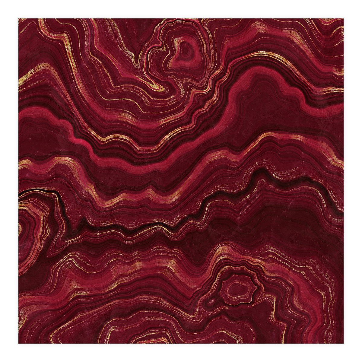 Red Agate Texture 08  (Print Only)