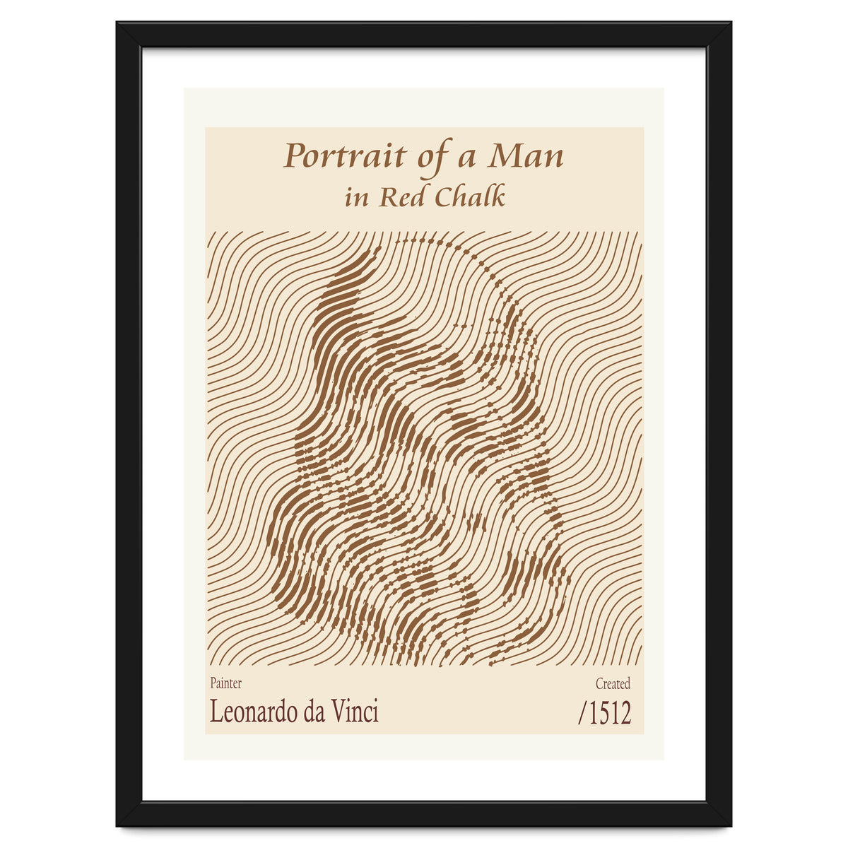 Portrait Of A Man In Red Chalk (self Portrait) – Leonardo Da Vinci (1512)