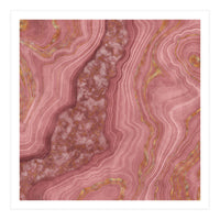Pink Agate Texture 03 (Print Only)