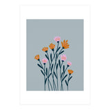 Orange and Pink Flowers (Print Only) thumbnail