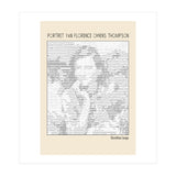 Portret Van Florence Owens Thompson (ascii Art) (Print Only) thumbnail