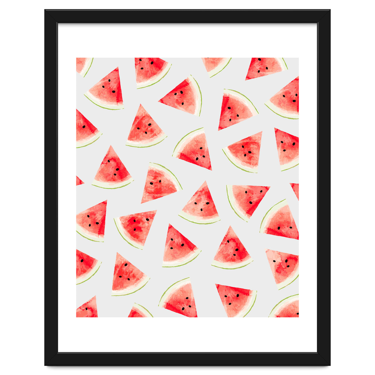 Watercolor Watermelon Pattern