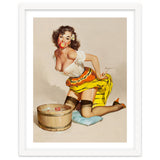Pinup Girl Bobbing For Apples thumbnail
