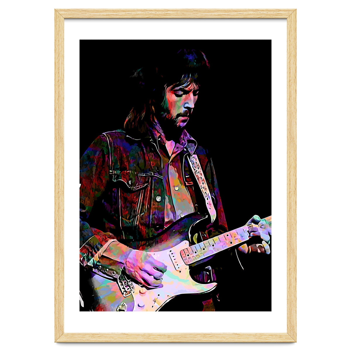 Eric Clapton Rock and Blues Guitarist Legend v2