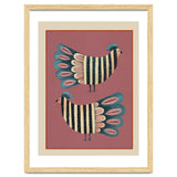 Striped Bird Pair I thumbnail