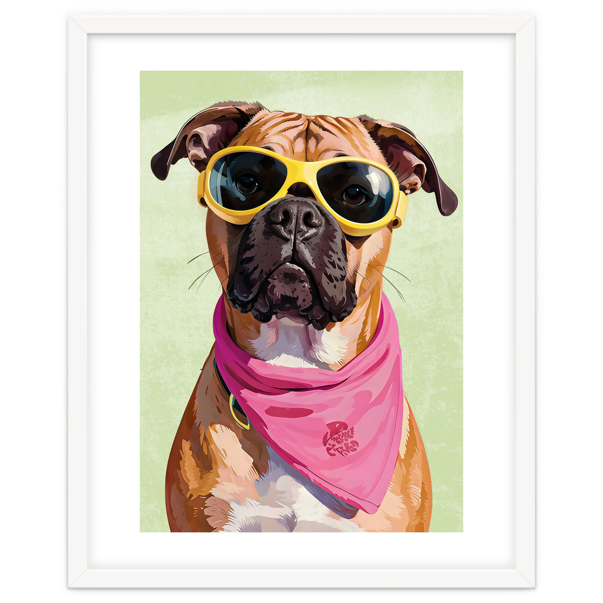 Cool Dog with Sunglasses – Funky Bandana