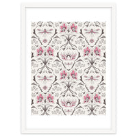 Bohemian Garden Pink Pattern