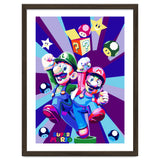 Mario Luigi Popart Cartoon Pop Art thumbnail