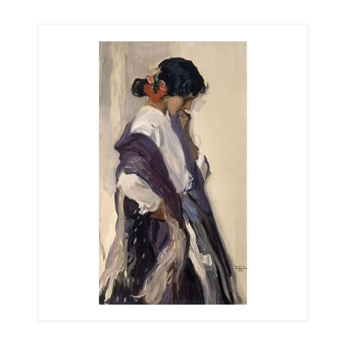 GIPSY ("GITANA") - 1912. (Print Only)