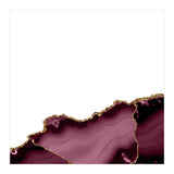 Burgundy & Gold Agate Texture 27 (Print Only) thumbnail