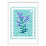 The Buckinghamshire Chiltern Gentian Postage Stamp thumbnail