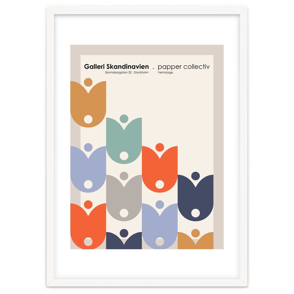 Stockholm Galleri Skandinavien Art Exhibition Poster