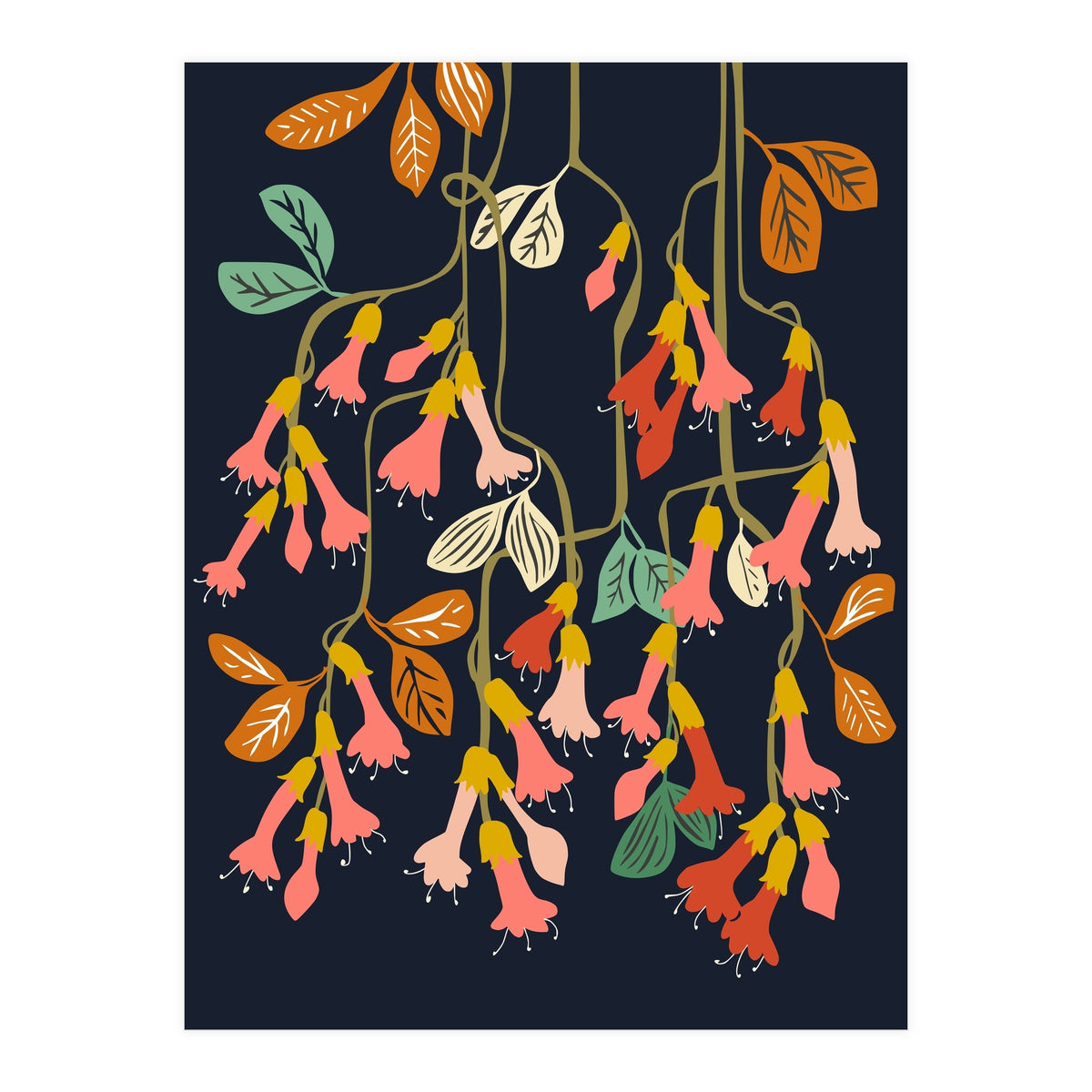 Fuchsia Flower affection (Print Only)