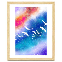 Spread Your Wings, Birds Freedom Fly Painting