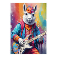 Lama Plays Guitar (Print Only)