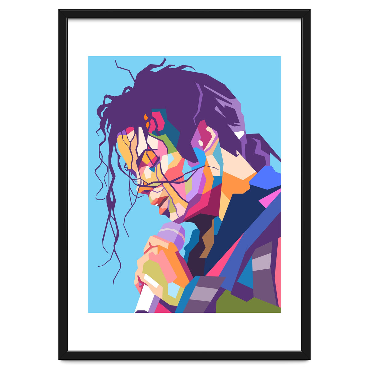 Michael Jackson pop art portrait