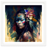 Floral Native Asian Warrior Portrait thumbnail
