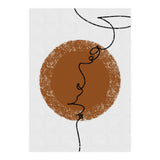 Abstract Brown and Black Lines (Print Only) thumbnail