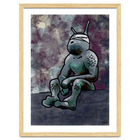 Sitting Sluggy (Lwuba 049 Meku Sitting Watercolor)
