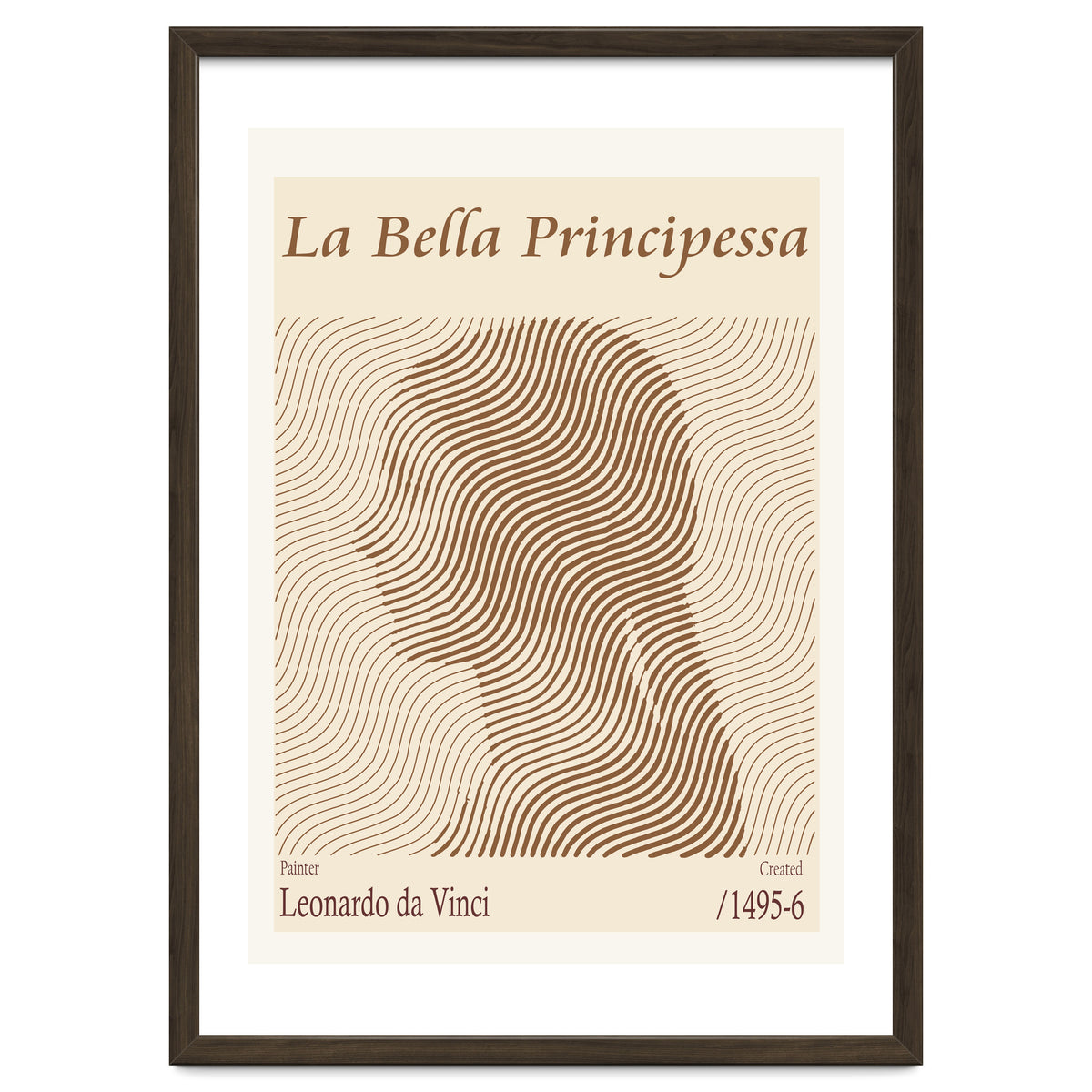 La Bella Principessa – Leonardo Da Vinci (1495 6)