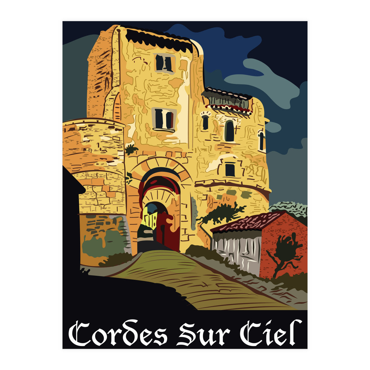 Cordes Sur Ciel France (Print Only)