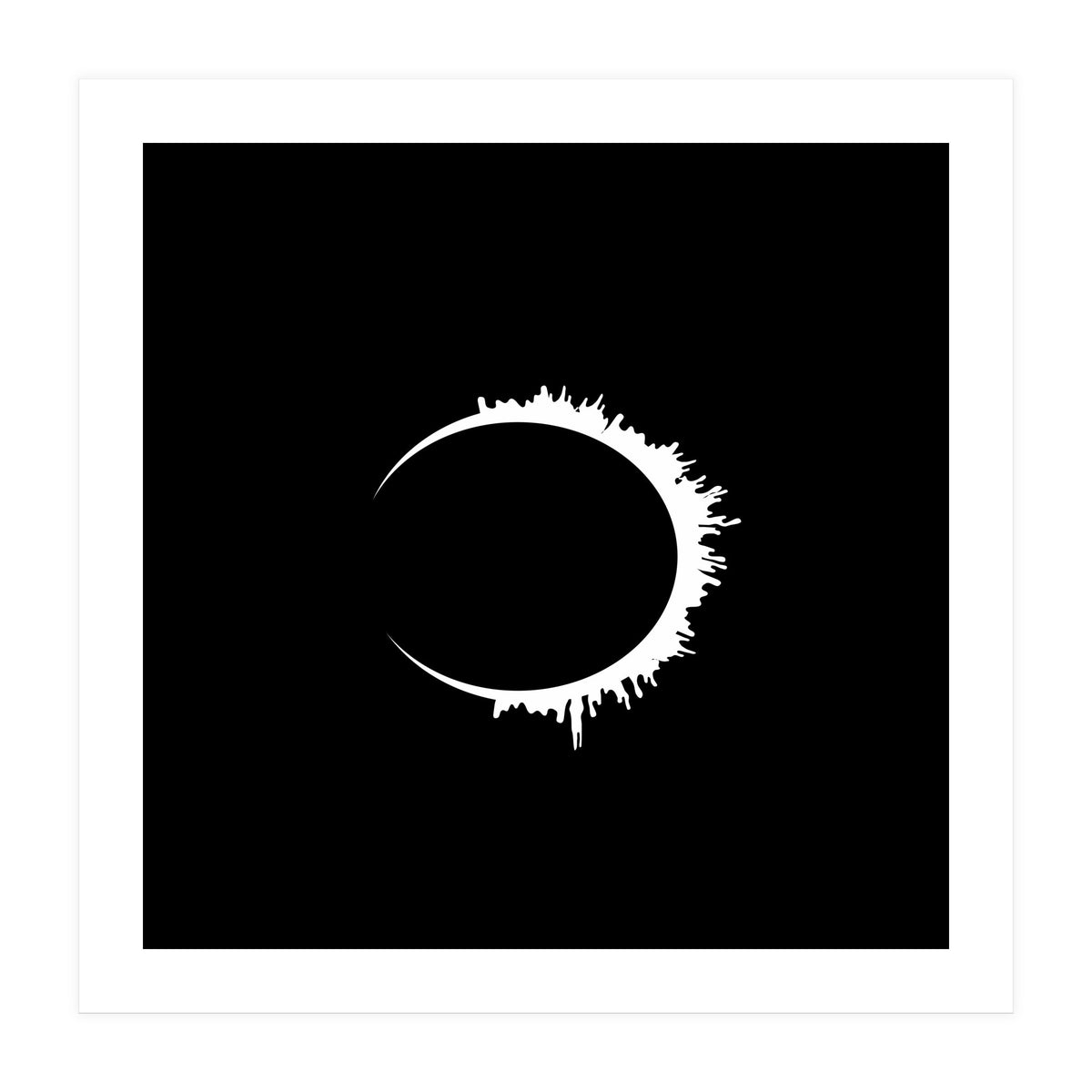 Solar lunar eclipse (Print Only)