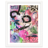 Crazy Town Multimedia Abstract Art Print Large Wall Art Poster Viddy Pop Mood Room thumbnail