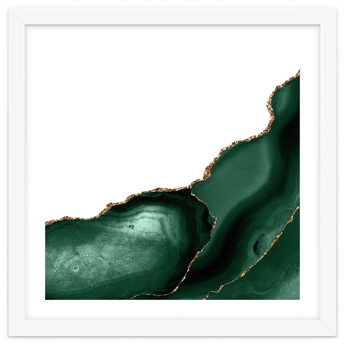 Emerald & Gold Agate Texture 09