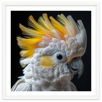 Close Up Of A Cockatoo With Yellow Crest