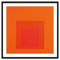 JOSEF ALBERS - HOMAGE TO THE SQUARE RED