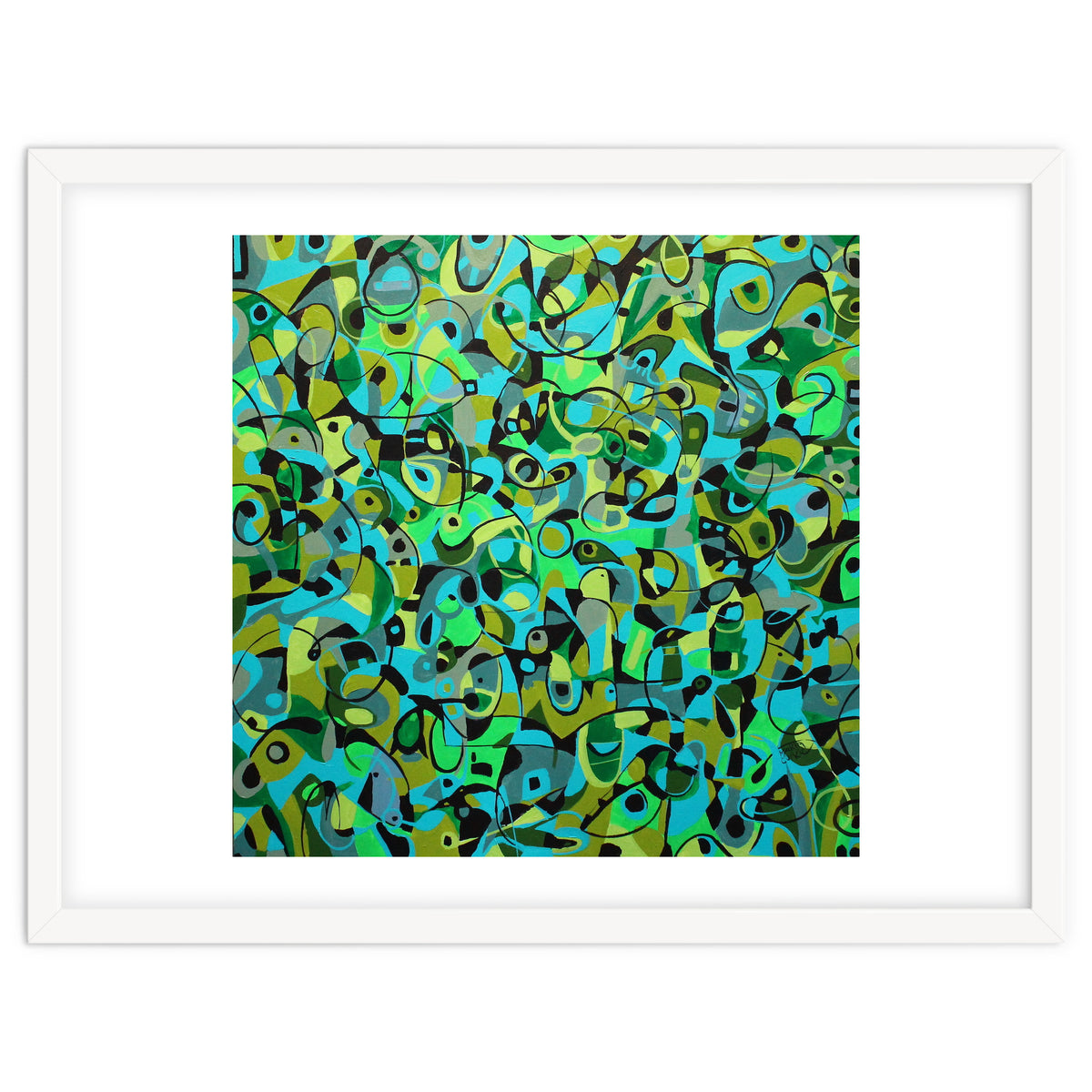 The Birdcall, Acrylic On Canvas, 36"x36"