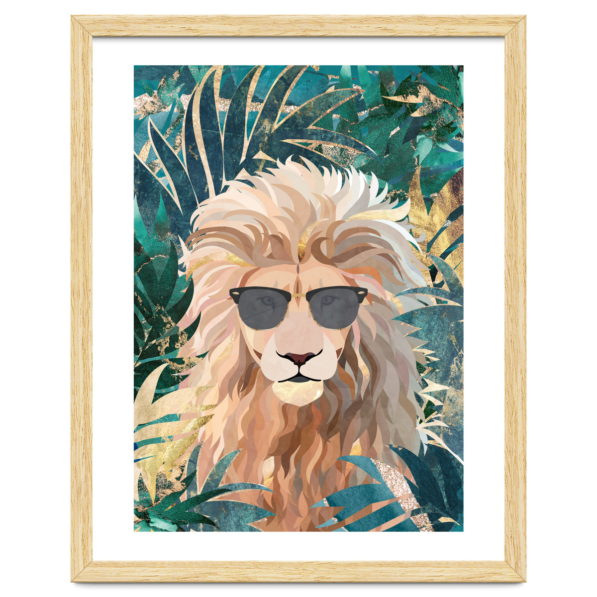 Lion Jungle wearing sunglasses