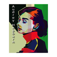 Beauty Audrey Hepburn Pop Art WPAP (Print Only)