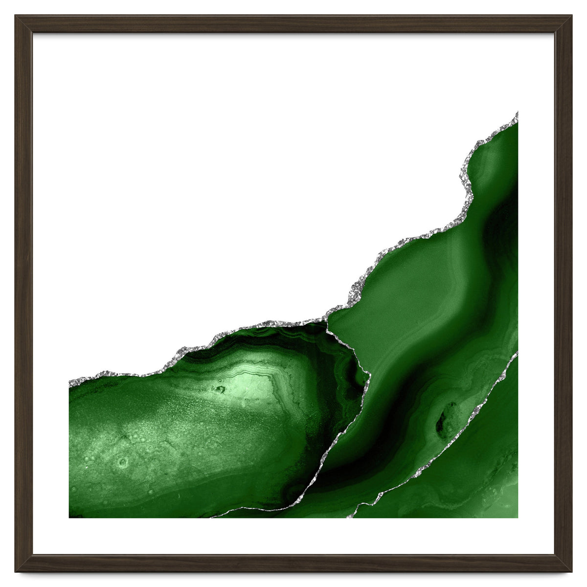 Green & Silver Agate Texture 08