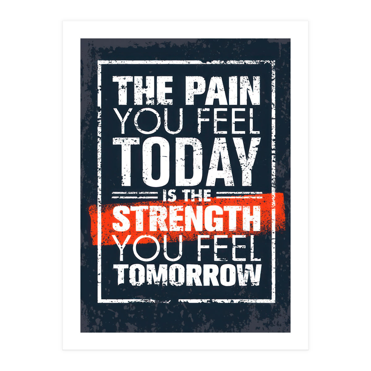 The pain you feeld today (Print Only)