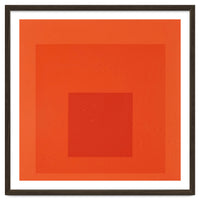 JOSEF ALBERS - HOMAGE TO THE SQUARE RED