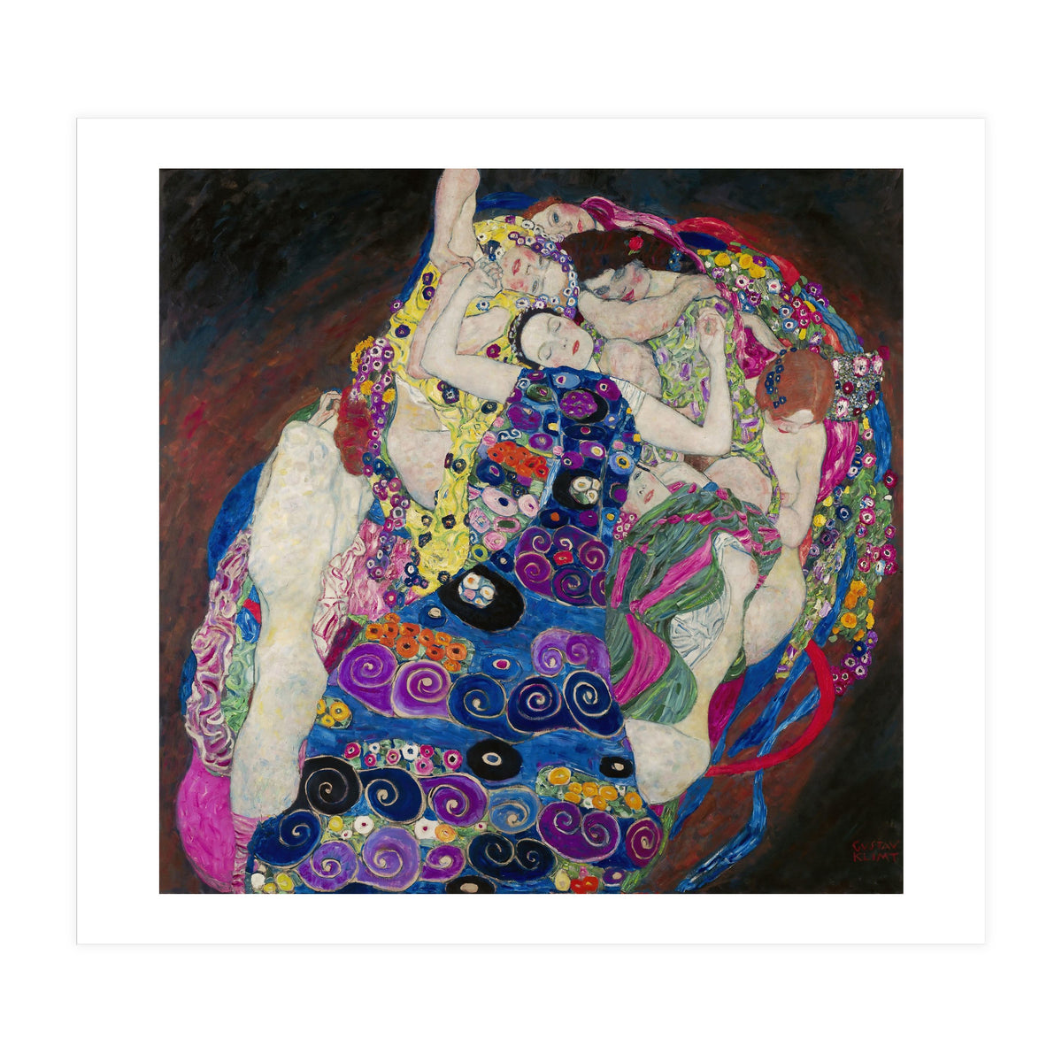 The Virgin - Die Jungfrau. Oil on canvas (1913) 190 x 200 cm. (Print Only)