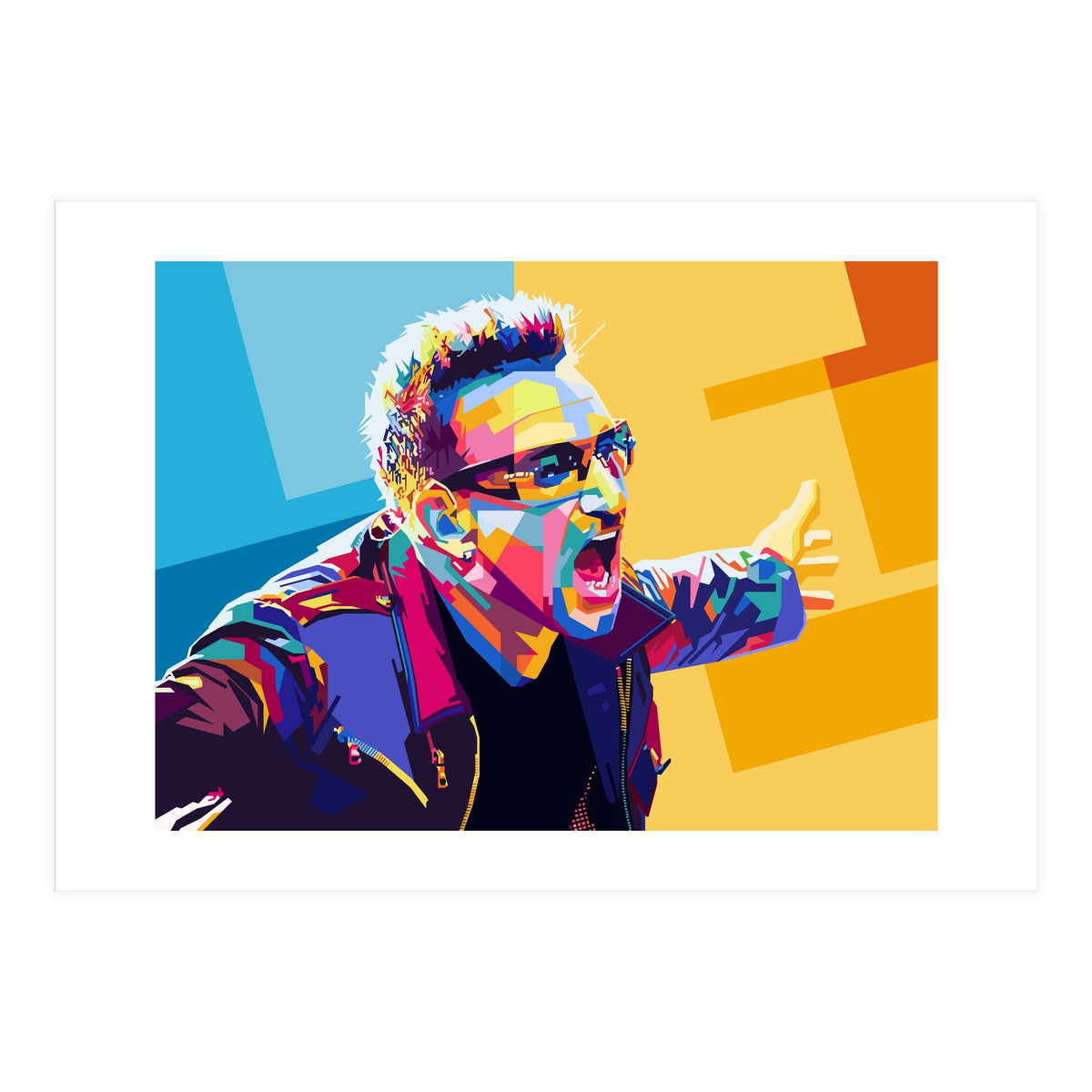 Bono Style WPAP (Print Only)