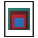 Josef Albers - HOMAGE TO THE SQUARE: Green, Red, Blue thumbnail