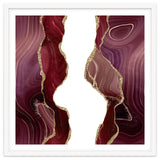 Burgundy & Gold Glitter Agate Texture 06 thumbnail