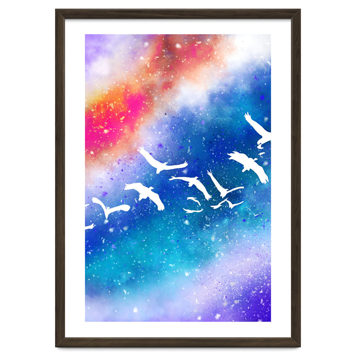 Spread Your Wings, Birds Freedom Fly Painting