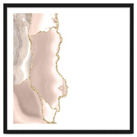 Ivory & Gold Agate Texture 05