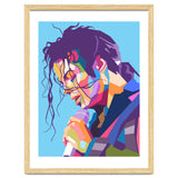 Michael Jackson pop art portrait thumbnail