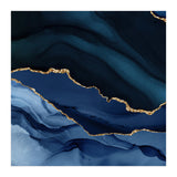 Navy & Gold Agate Texture 12 (Print Only) thumbnail
