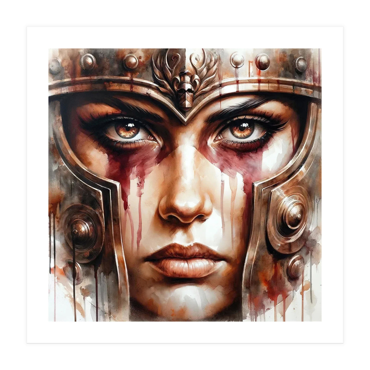 Iron Helm Warrior Queen (Print Only)