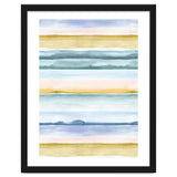 Relaxing Calm Stripes Blue Yellow thumbnail