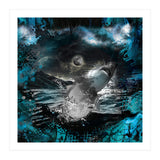 Shark Blue Moon Ocean Splash (Print Only) thumbnail