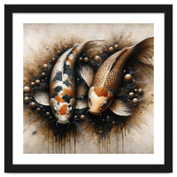 Powerful Koi Fish Pair