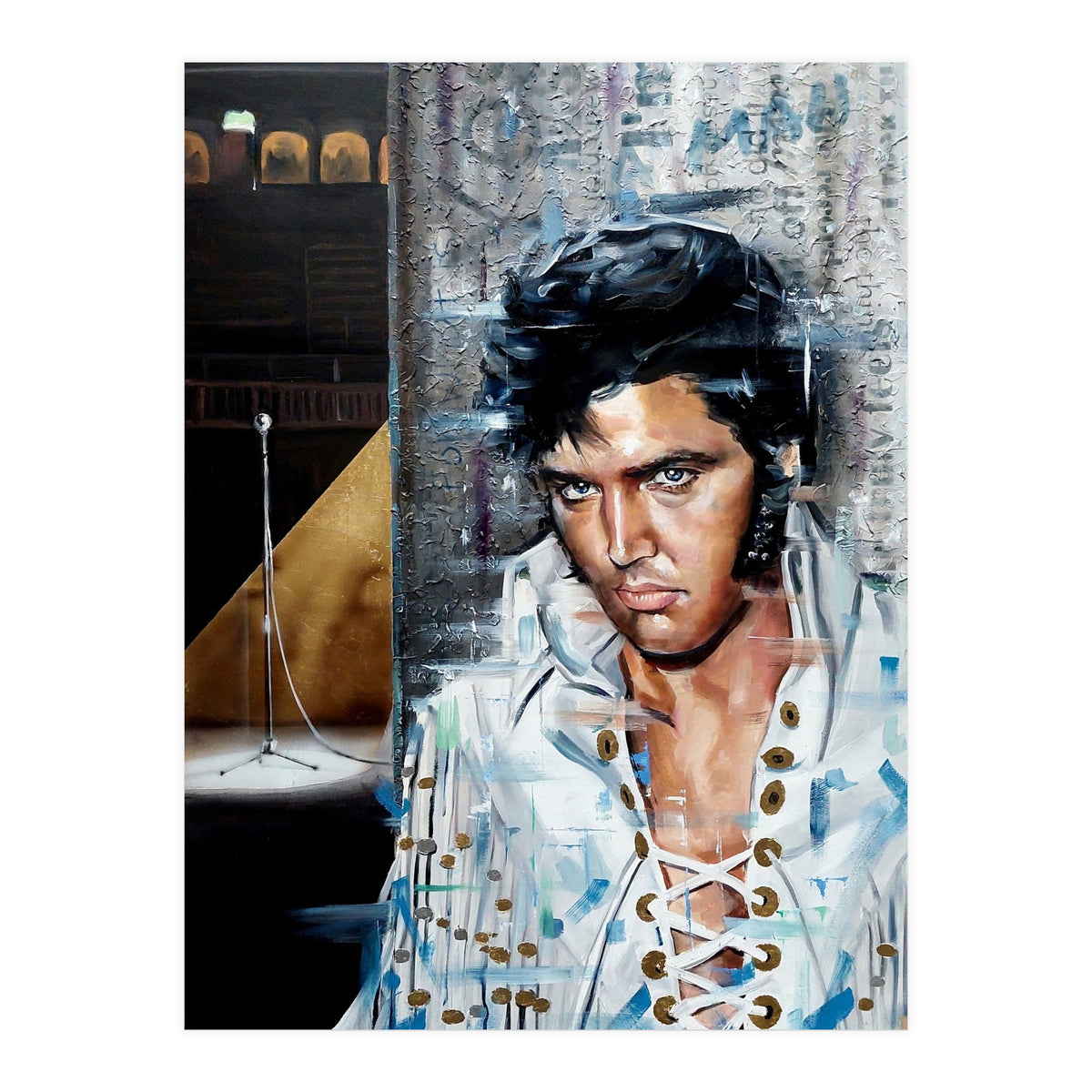 Elvis Has Left The Building (Print Only)